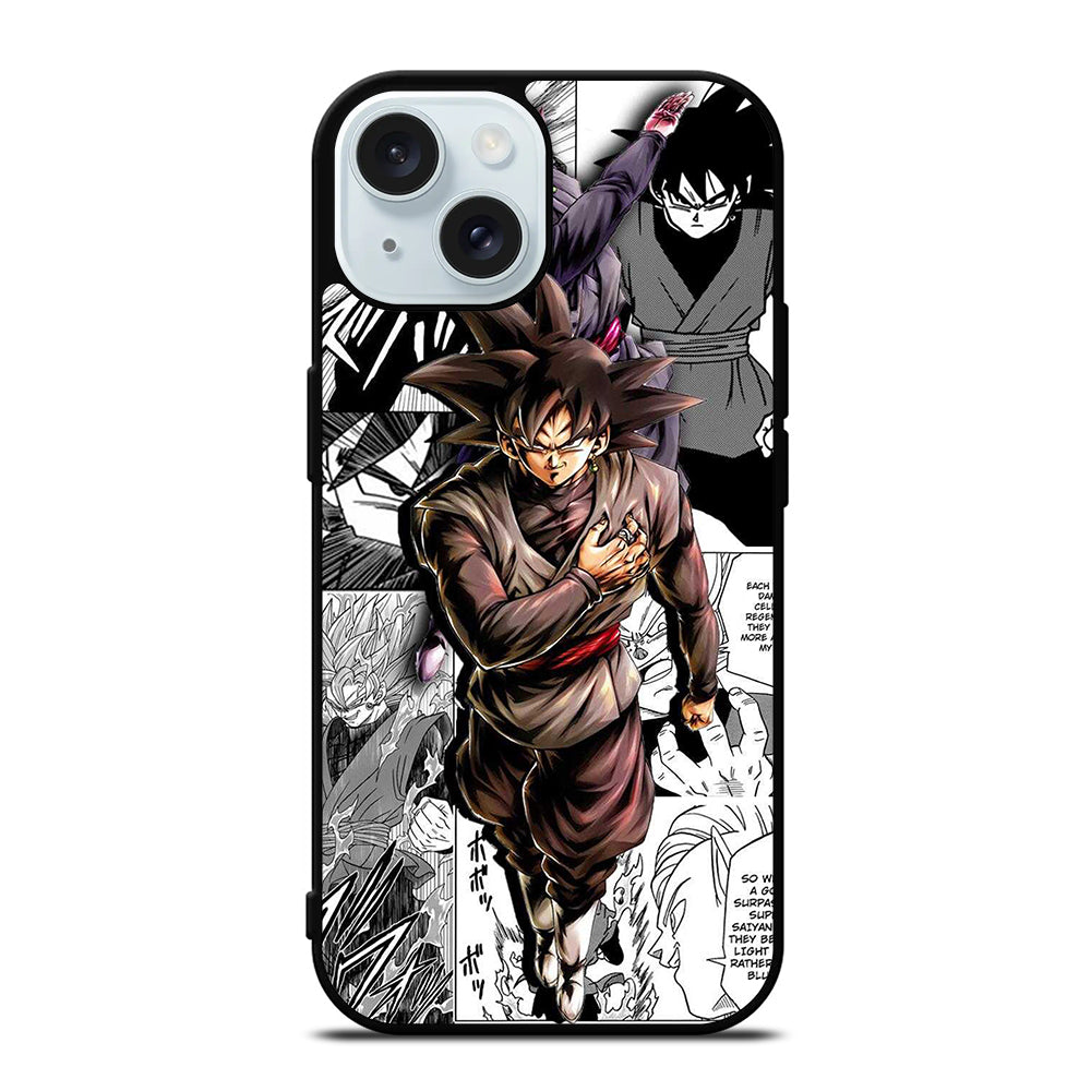 BLACK GOKU DRAGON BALL SUPER iPhone 15 Case Cover