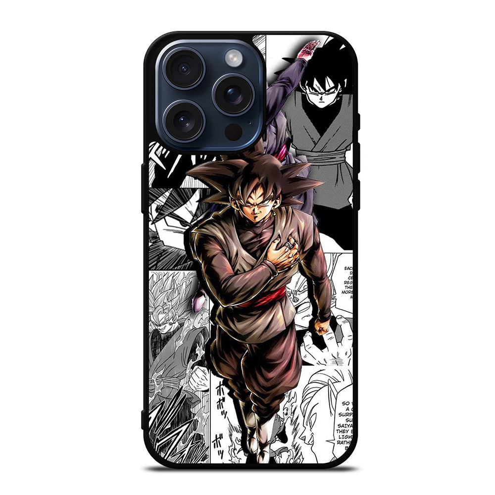 BLACK GOKU DRAGON BALL SUPER iPhone 15 Pro Max Case Cover