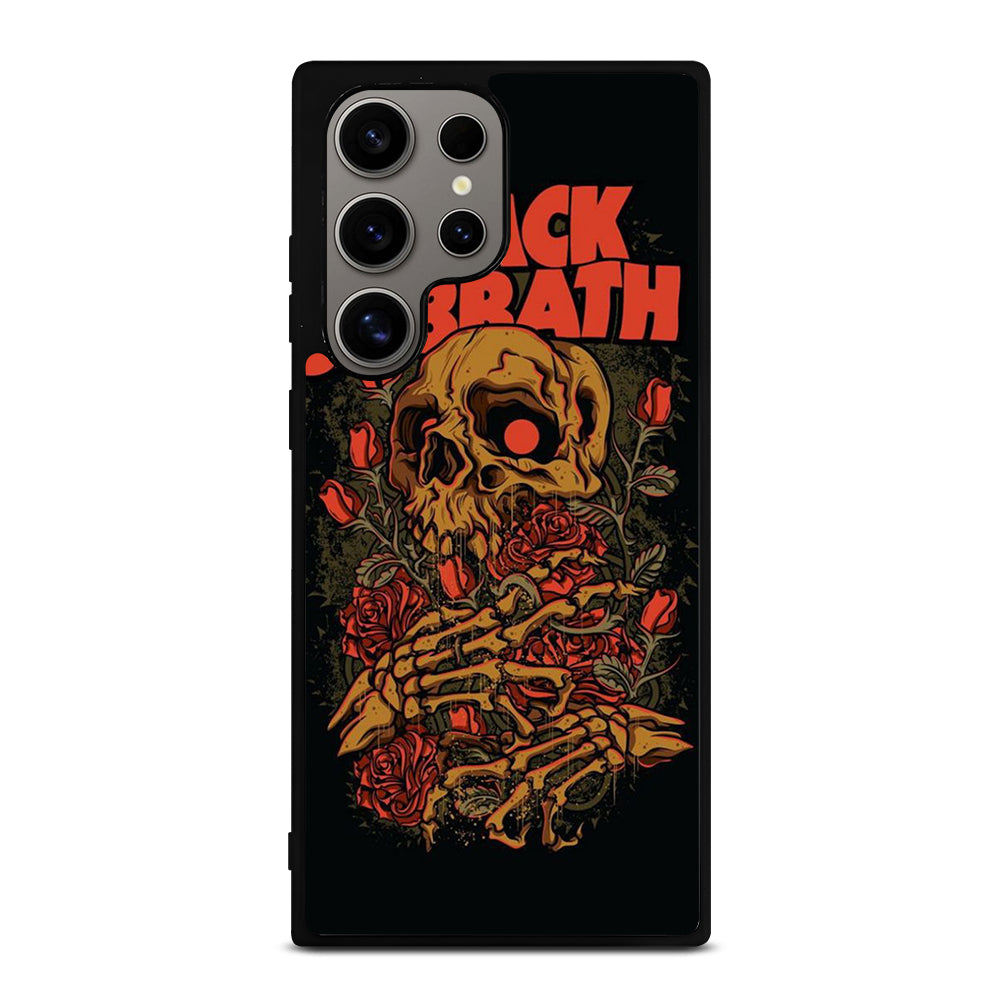 BLACK SABBATH SKULL ROSE LOGO Samsung Galaxy S24 Ultra Case Cover