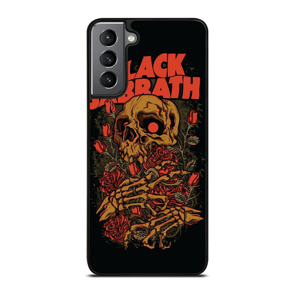 BLACK SABBATH SKULL ROSE LOGO Samsung Galaxy S21 Plus Case Cover