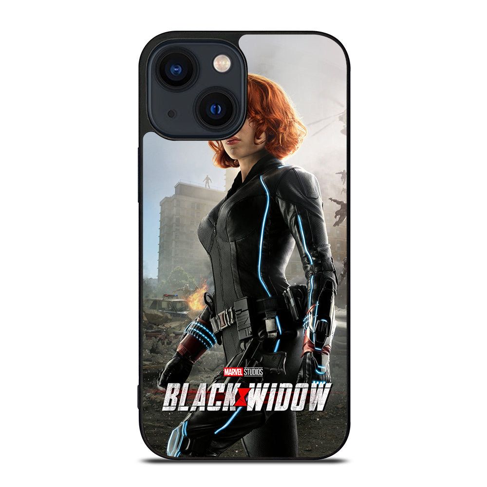 BLACK WIDOW SUPERHERO MARVEL 3 iPhone 14 Plus Case Cover