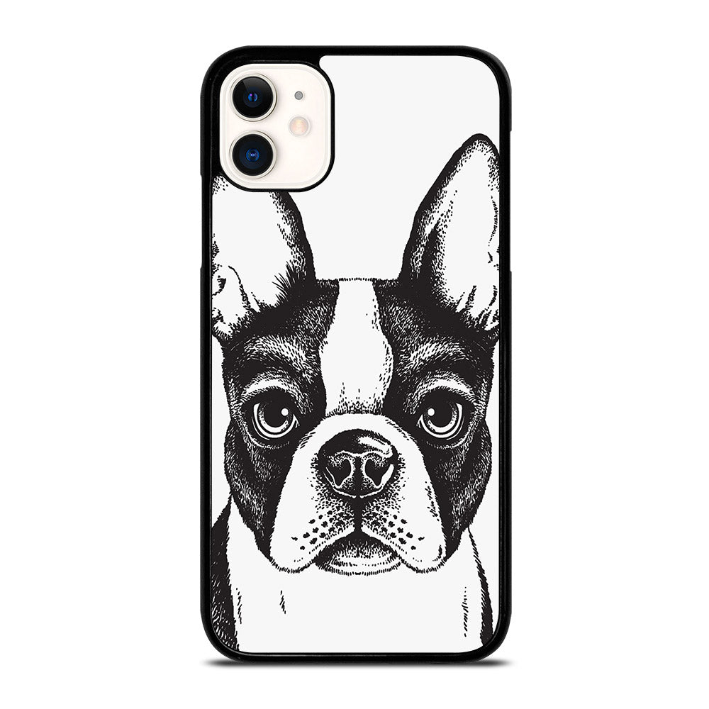 BOSTON TERRIER DOG ART iPhone 11 Case Cover