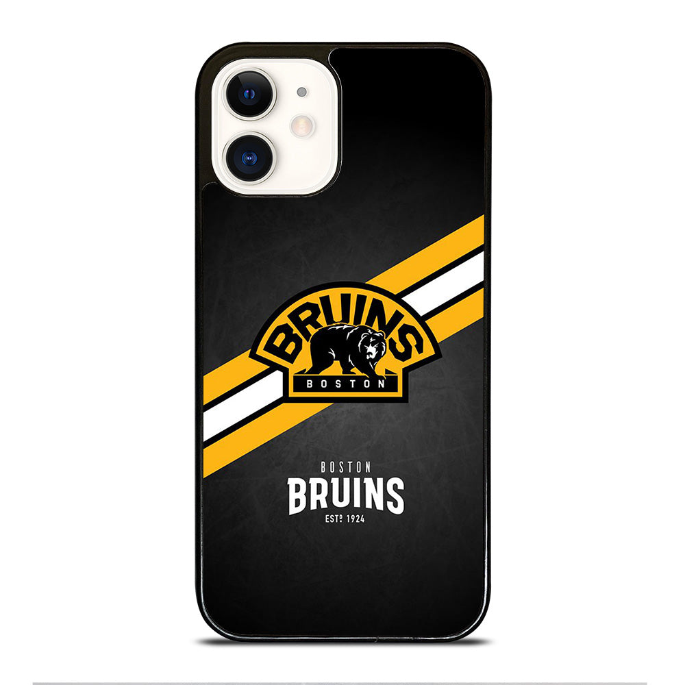 BOSTON BRUINS NHL LOGO 1 iPhone 12 Case Cover