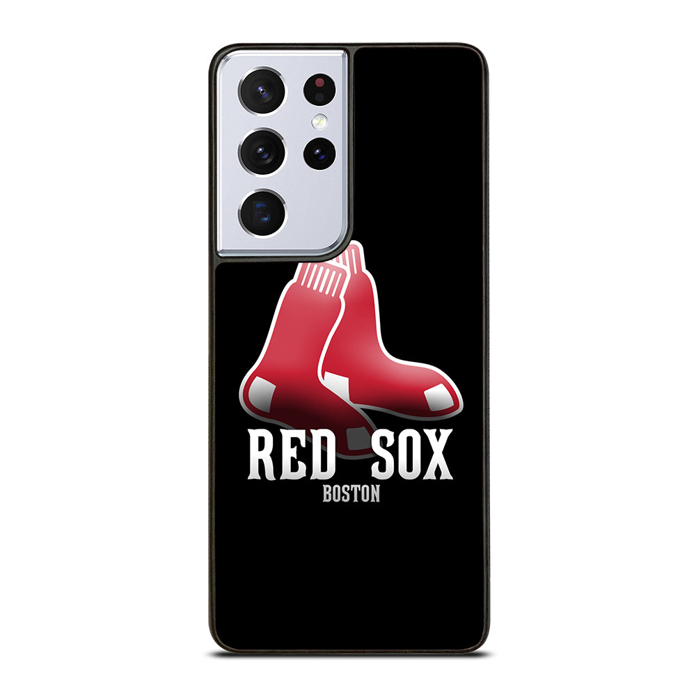 BOSTON RED SOX MLB LOGO 3 Samsung Galaxy S21 Ultra Case Cover