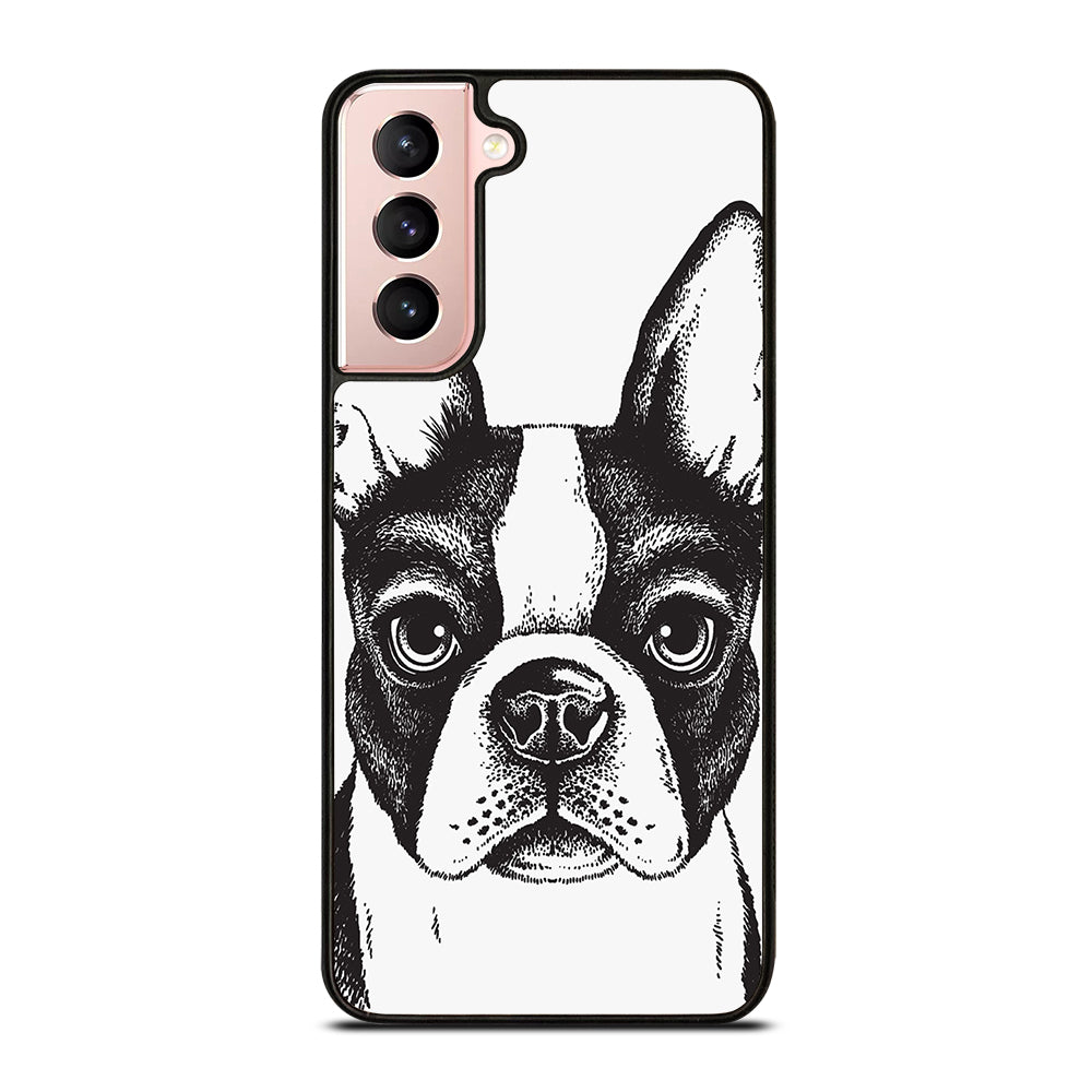 BOSTON TERRIER DOG ART Samsung Galaxy S21 Case Cover