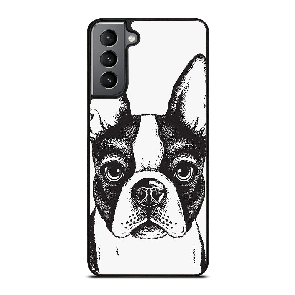 BOSTON TERRIER DOG ART Samsung Galaxy S21 Plus Case Cover