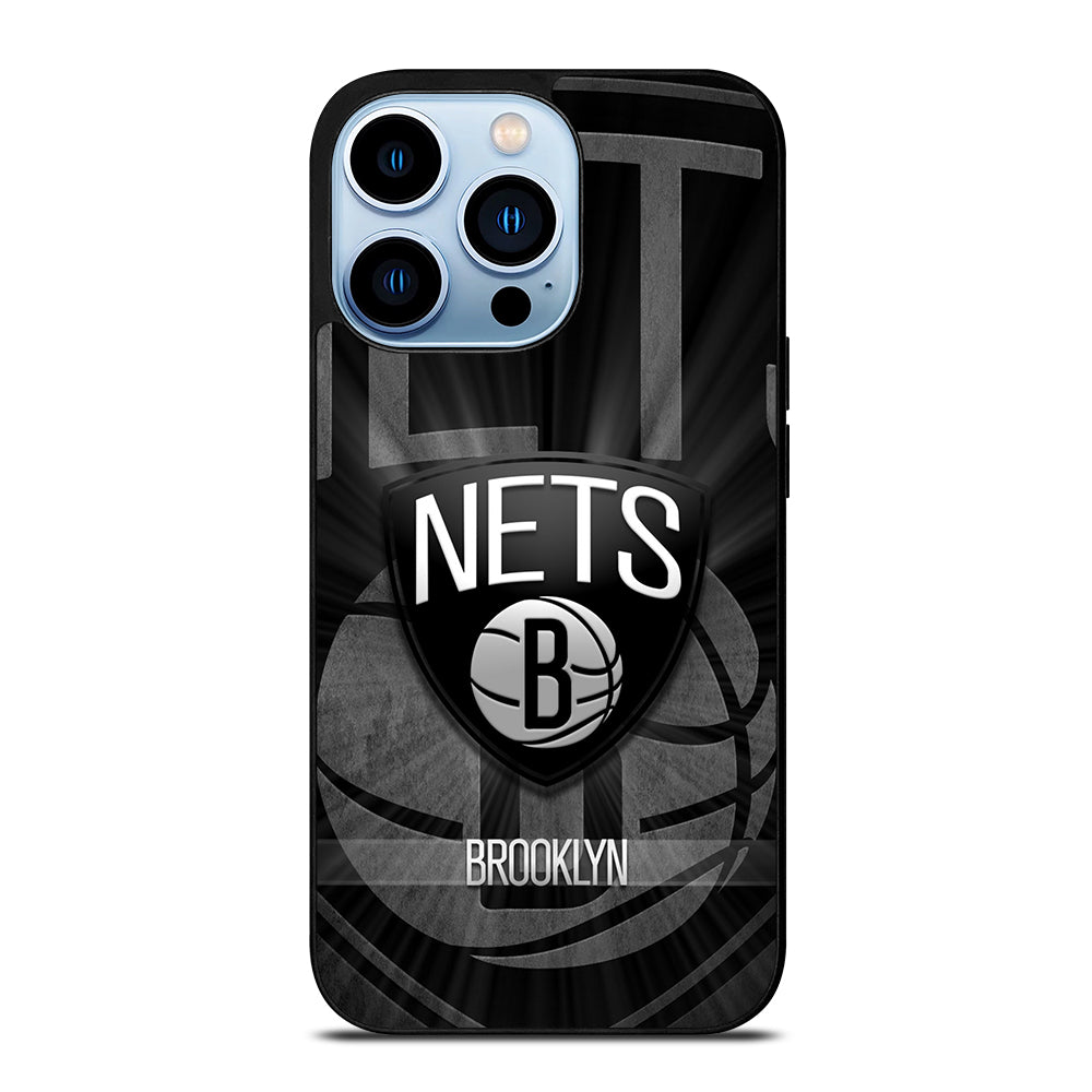 BROOKLYN NETS LOGO BASKETBALL iPhone 13 Pro Max Case Cover
