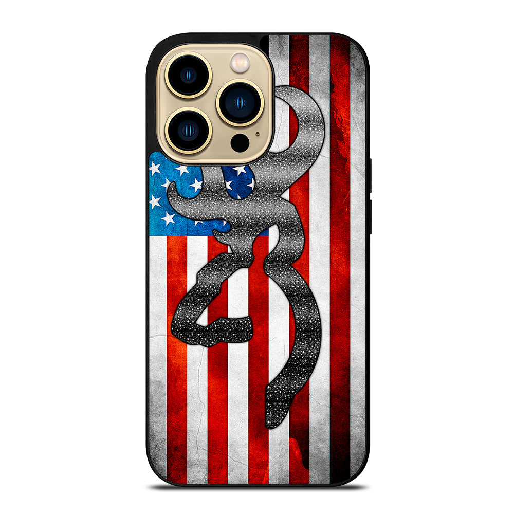 BROWNING DEER AMERICAN iPhone 14 Pro Max Case Cover