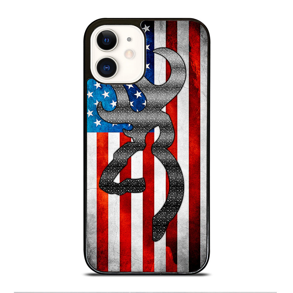 BROWNING DEER AMERICAN iPhone 12 Case Cover