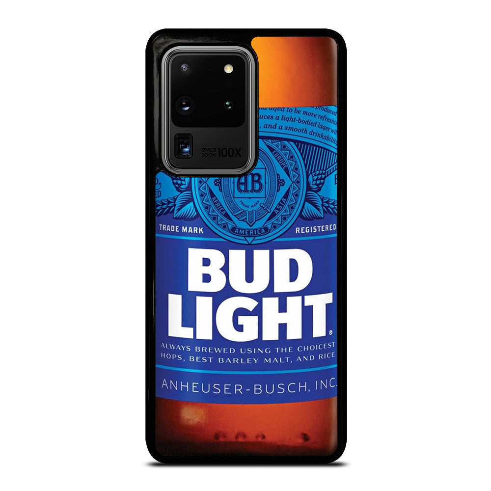 BUD LIGHT BEER BOTTLE Samsung Galaxy S20 Ultra Case Cover