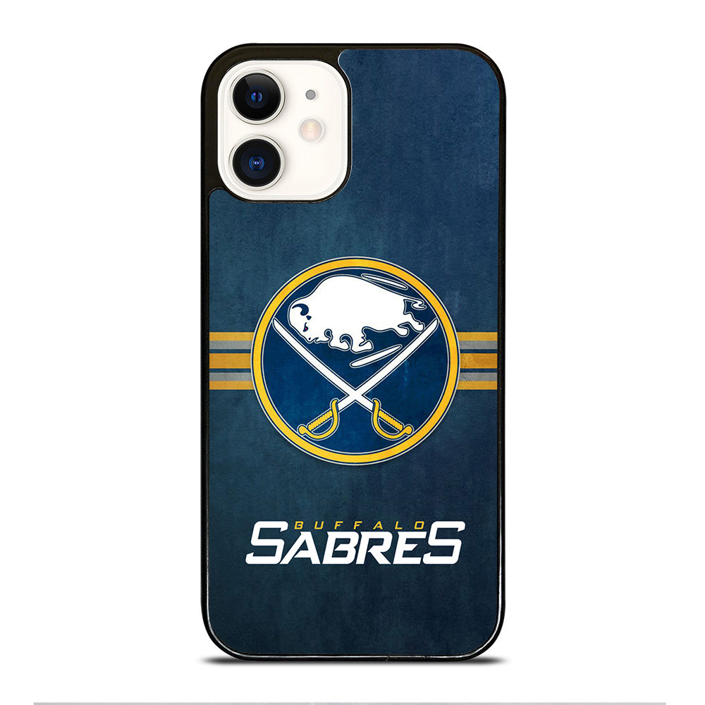 BUFFALO SABRES FOOTBALL LOGO 2 iPhone 12 Case Cover