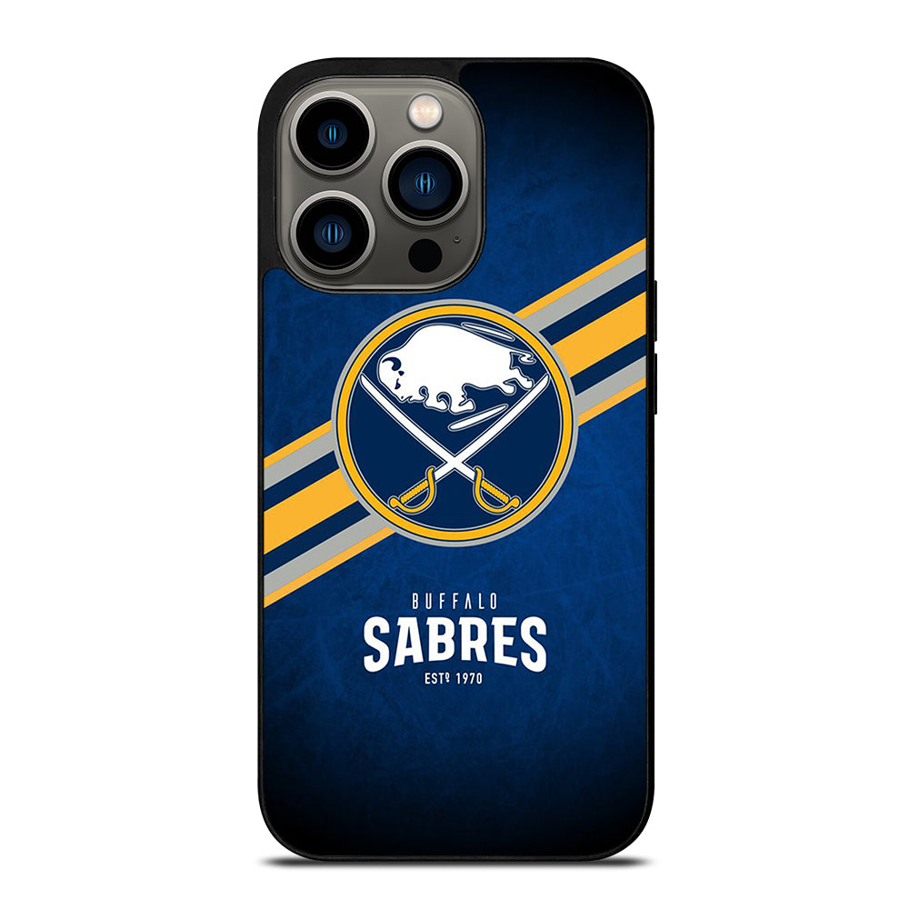 BUFFALO SABRES FOOTBALL LOGO 3 iPhone 13 Pro Case Cover