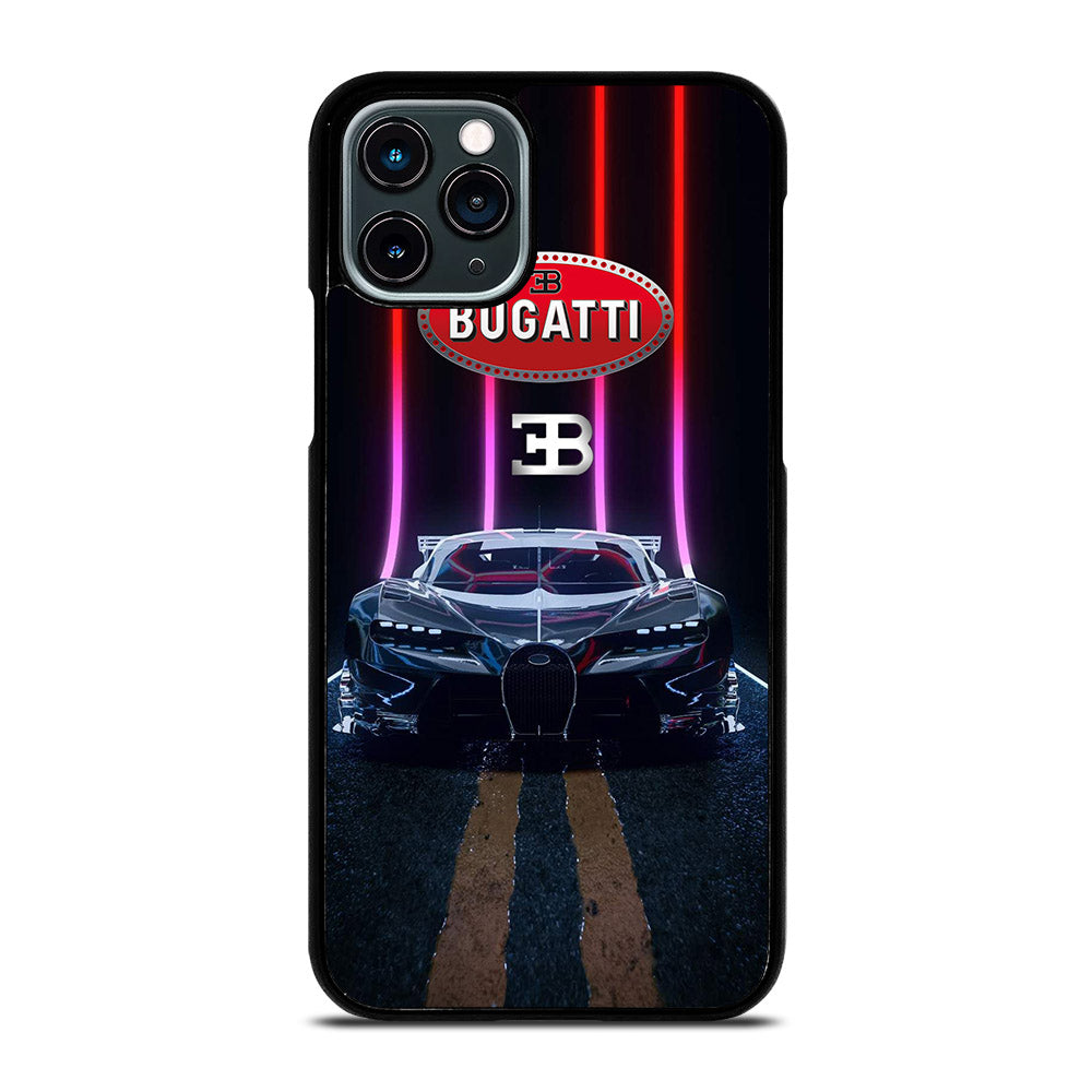 BUGATTI BLACK CAR iPhone 11 Pro Case Cover