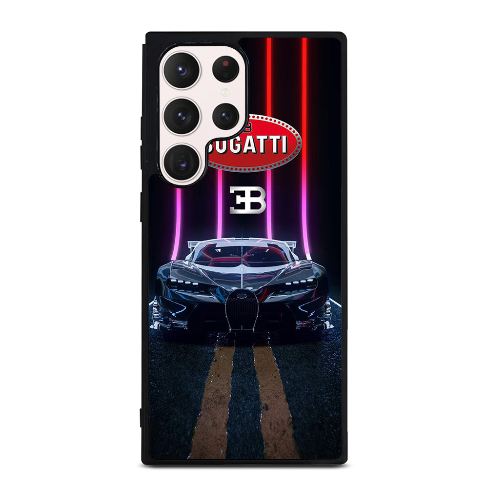 BUGATTI BLACK CAR Samsung Galaxy S23 Ultra Case Cover