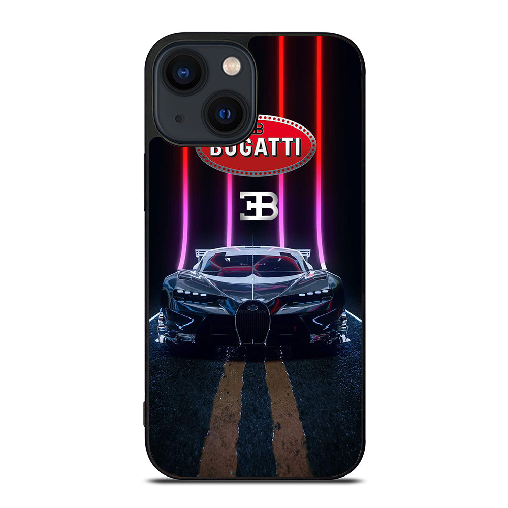 BUGATTI BLACK CAR iPhone 14 Plus Case Cover