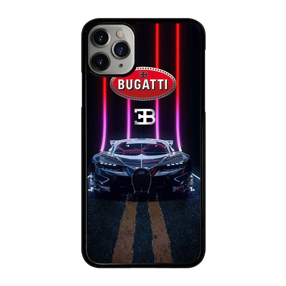 BUGATTI BLACK CAR iPhone 11 Pro Max Case Cover