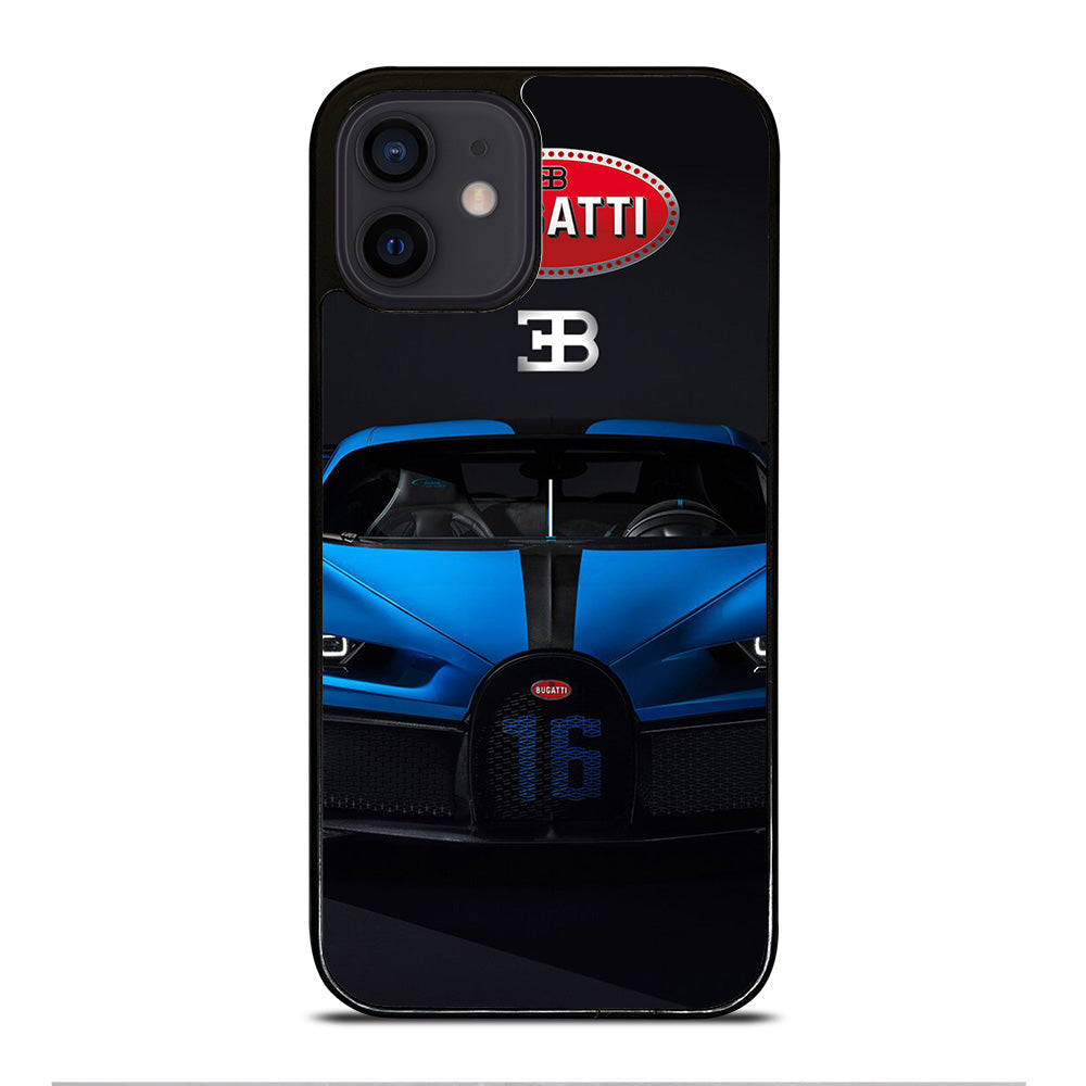 BUGATTI BLUE CAR iPhone 12 Mini Case Cover