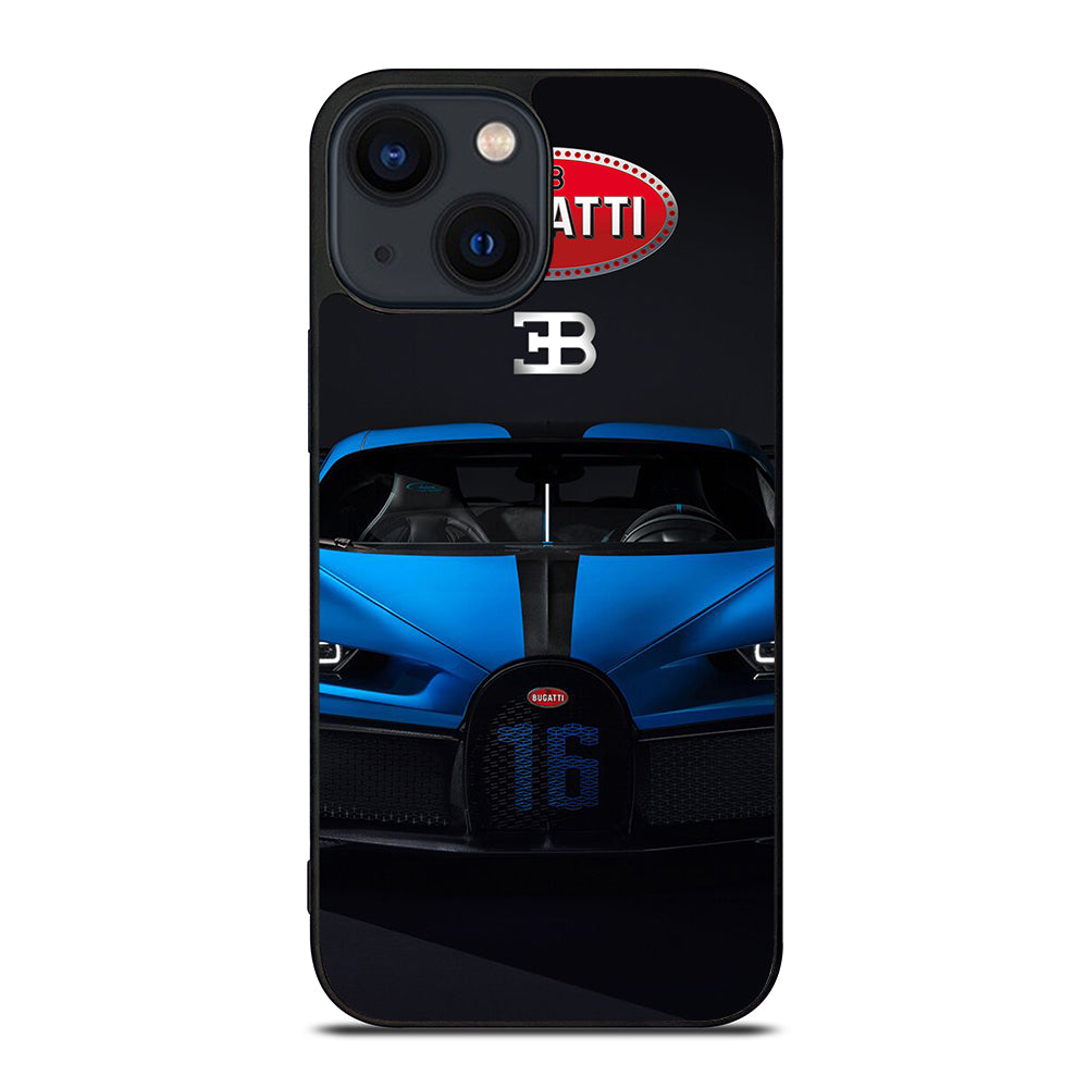 BUGATTI BLUE CAR iPhone 14 Plus Case Cover