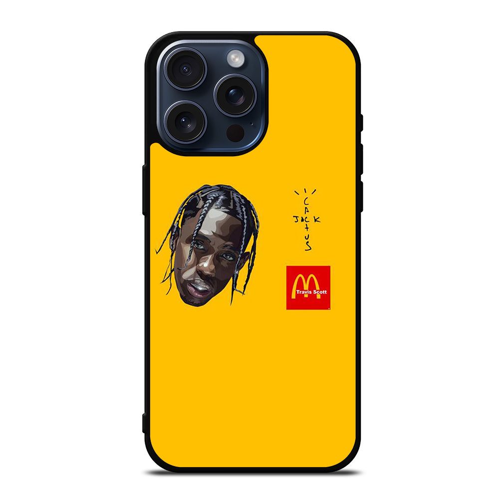 CACTUS JACK TRAVIS SCOTT MCDONALDS ICON iPhone 15 Pro Max Case Cover