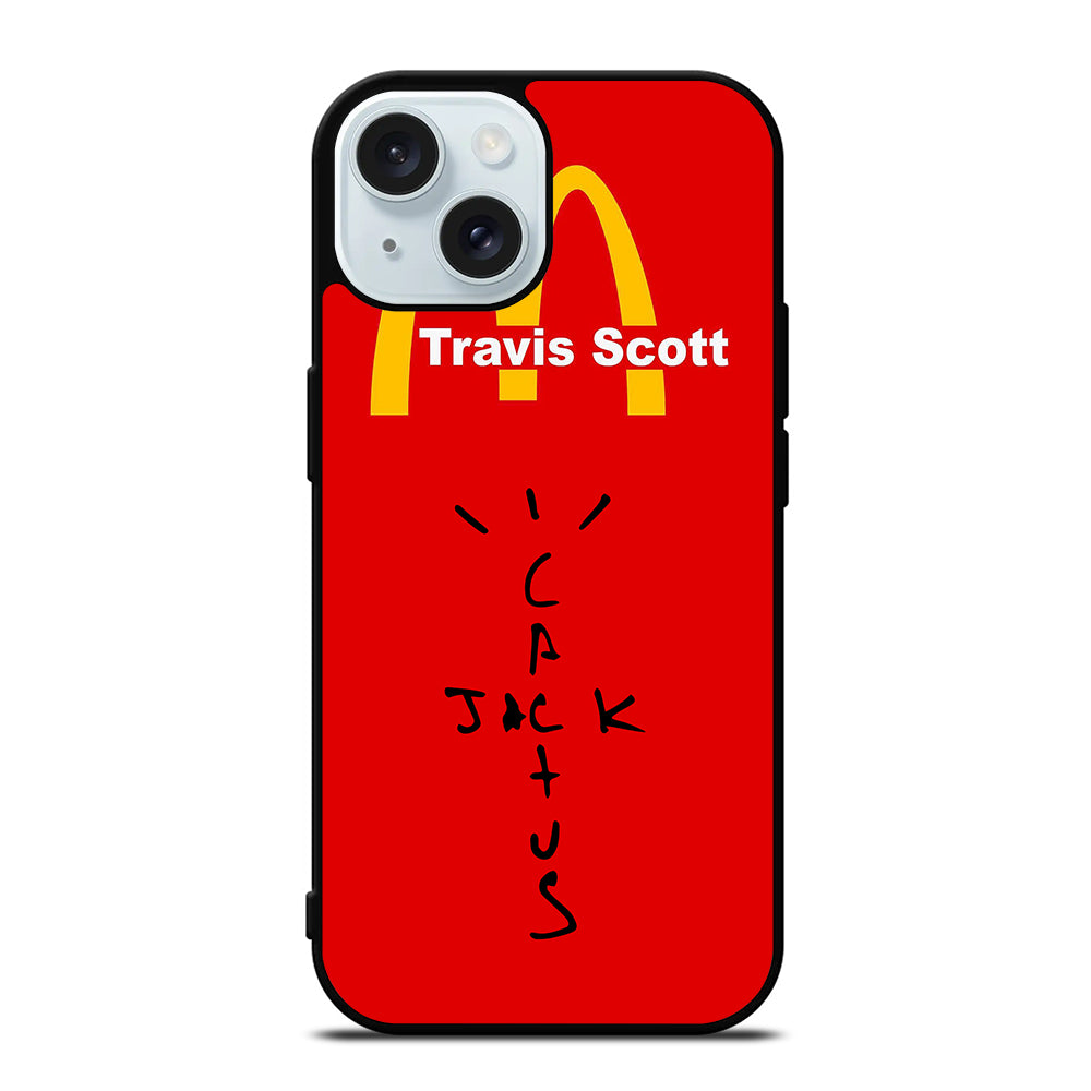 CACTUS JACK TRAVIS SCOTT MCDONALDS LOGO iPhone 15 Case Cover