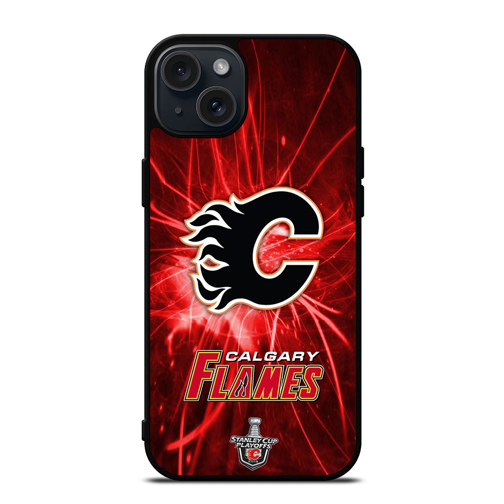 CALGARY FLAMES HOCKEY TEAM 1 iPhone 15 Plus Case Cover
