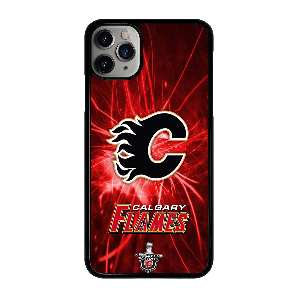 CALGARY FLAMES HOCKEY TEAM 1 iPhone 11 Pro Max Case Cover