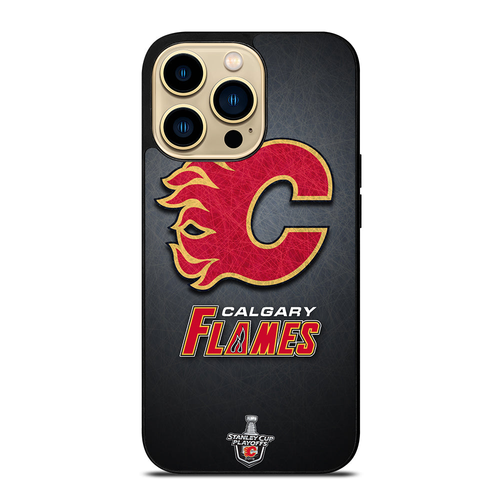 CALGARY FLAMES HOCKEY TEAM 2 iPhone 14 Pro Max Case Cover
