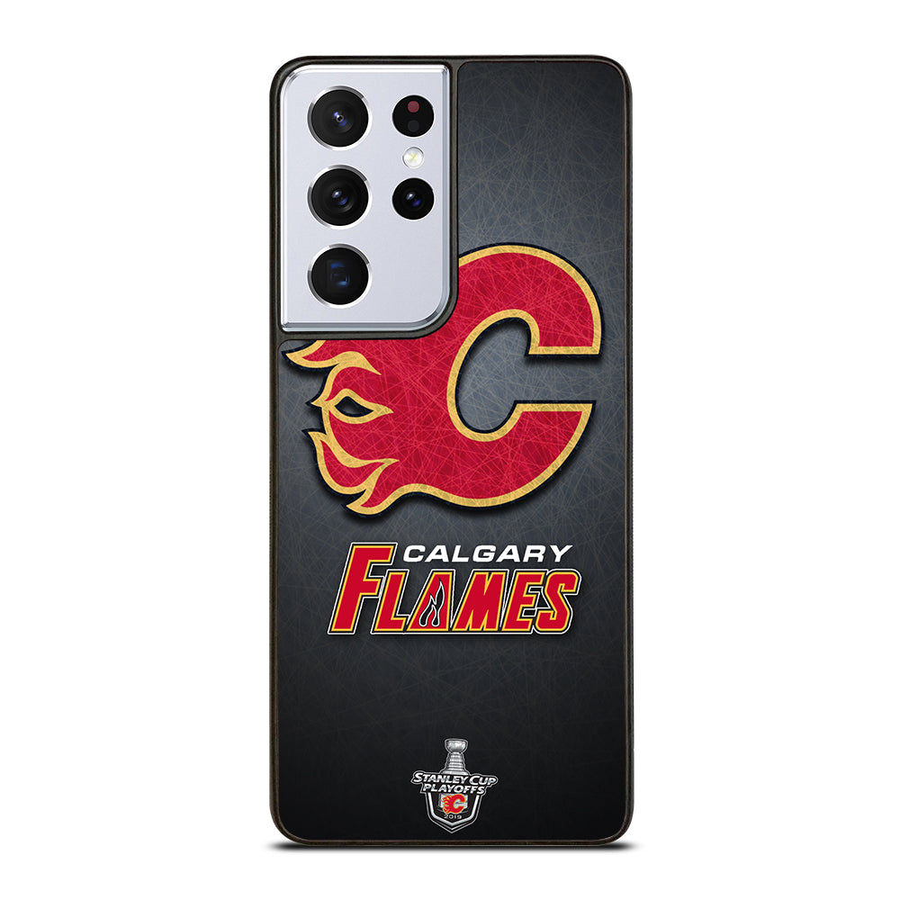 CALGARY FLAMES HOCKEY TEAM 2 Samsung Galaxy S21 Ultra Case Cover