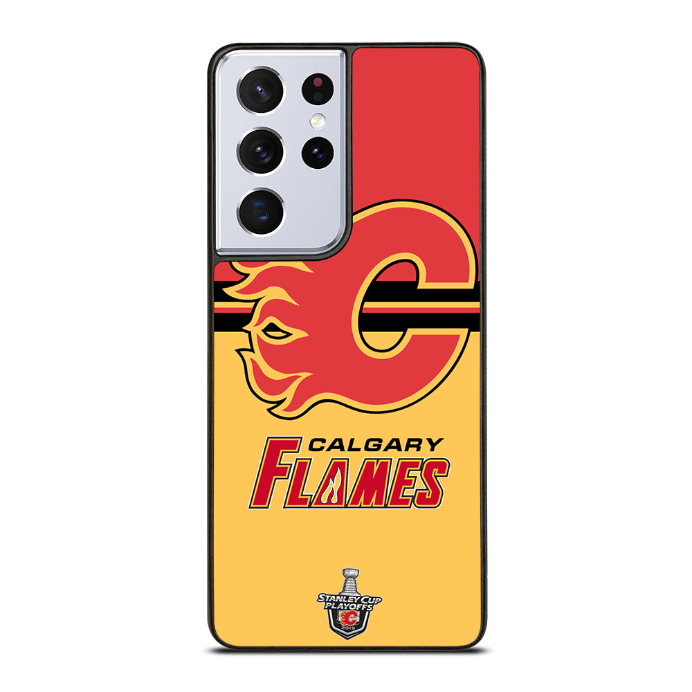 CALGARY FLAMES HOCKEY TEAM 3 Samsung Galaxy S21 Ultra Case Cover