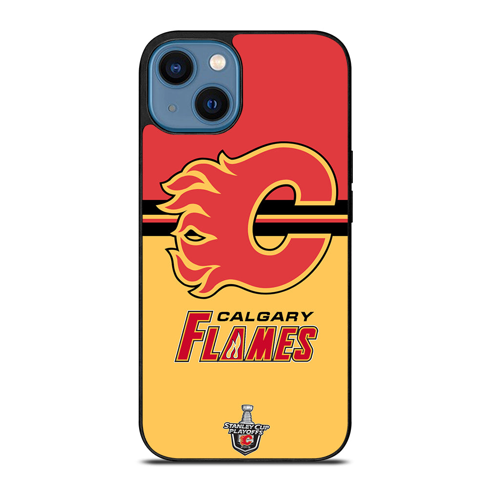 CALGARY FLAMES HOCKEY TEAM 3 iPhone 14 Case Cover