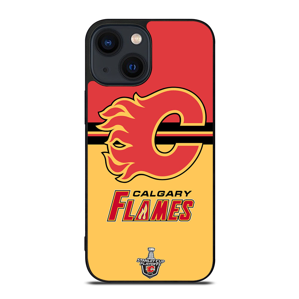 CALGARY FLAMES HOCKEY TEAM 3 iPhone 14 Plus Case Cover