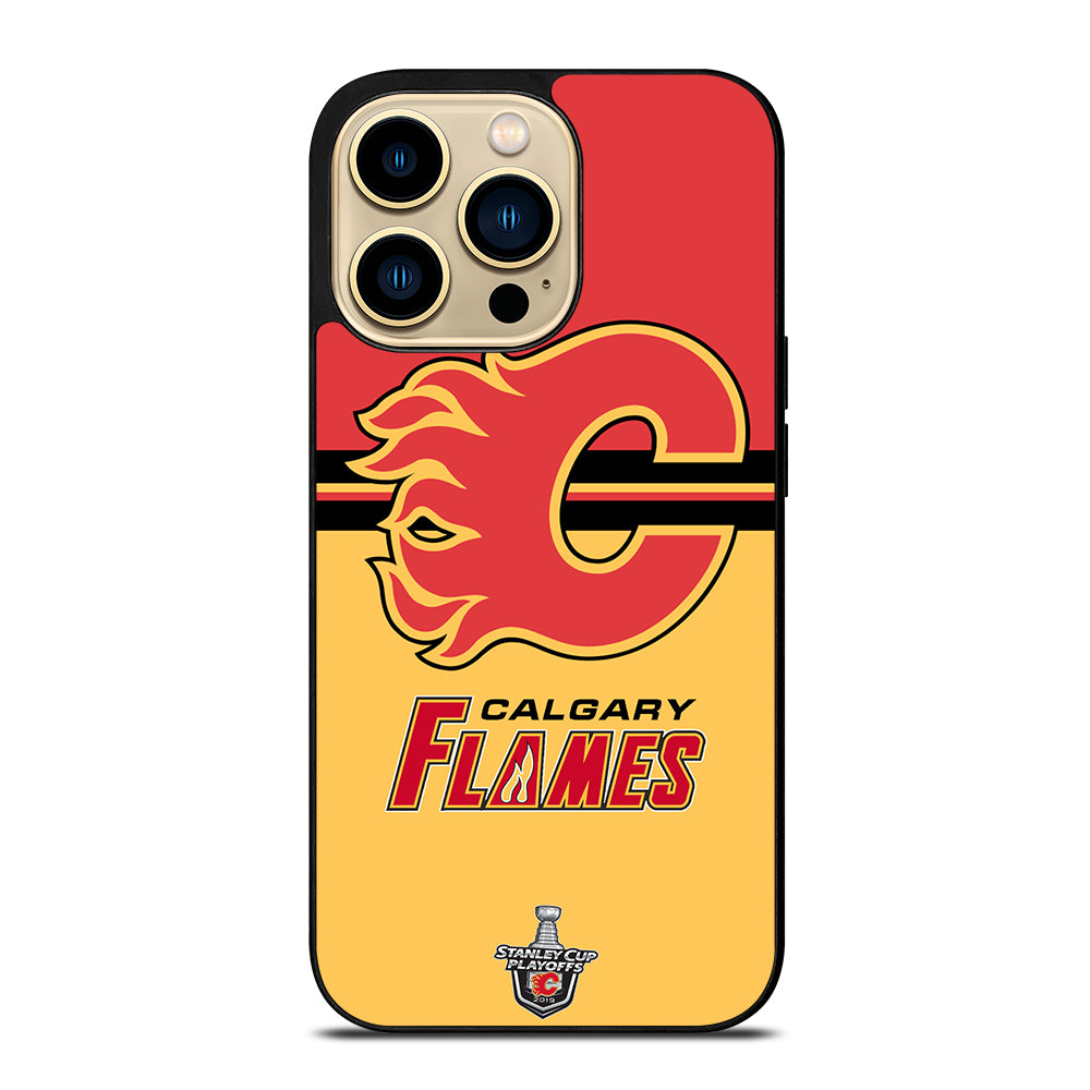 CALGARY FLAMES HOCKEY TEAM 3 iPhone 14 Pro Max Case Cover