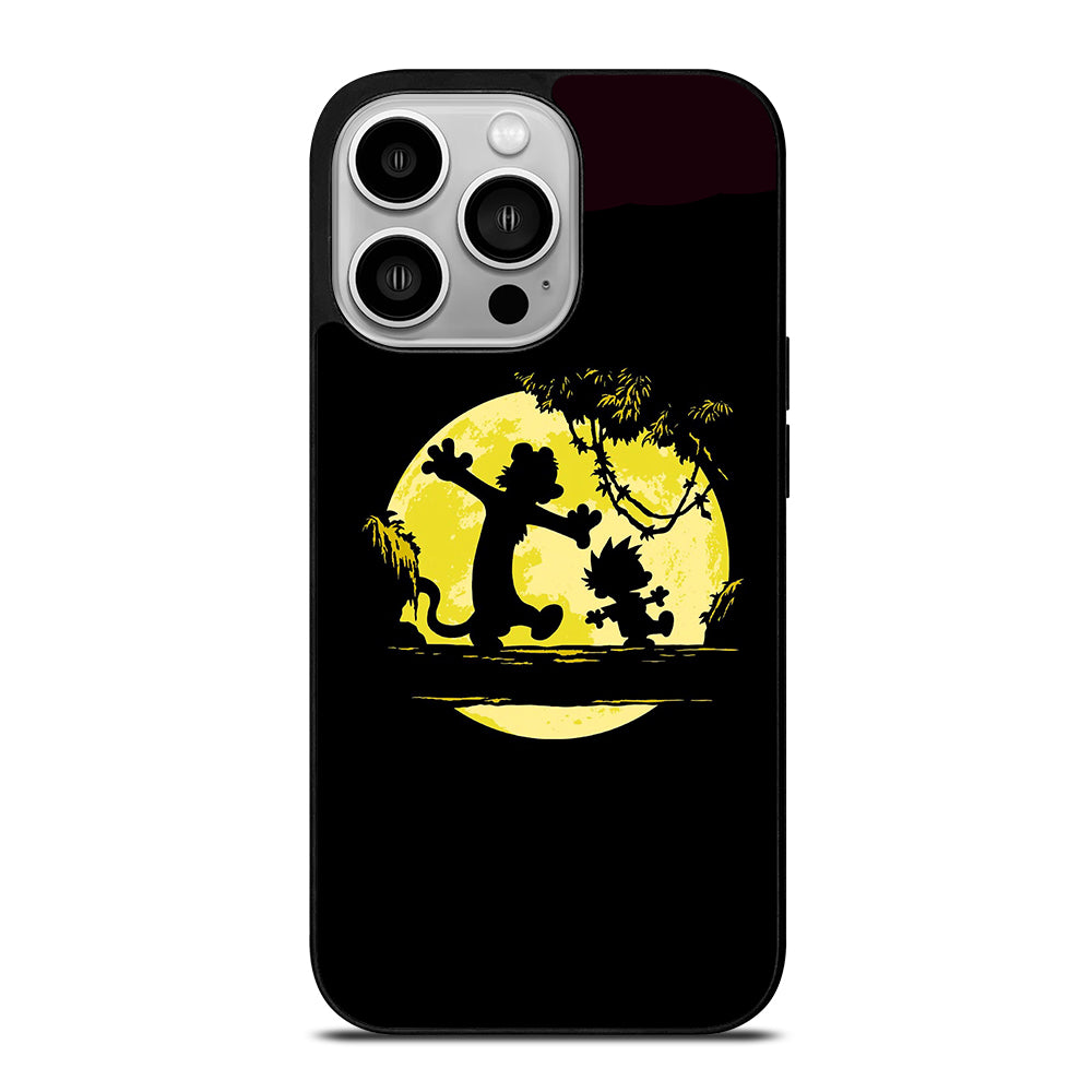 CALVIN AND HOBES SHADOW iPhone 14 Pro Case Cover