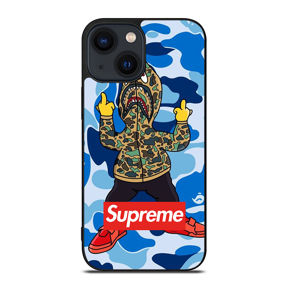A BATHING APE iPhone 14 Plus ケース PICCOLO BAPE SHARK DRAGONBALL iPhone 14 Plus Case Cover
