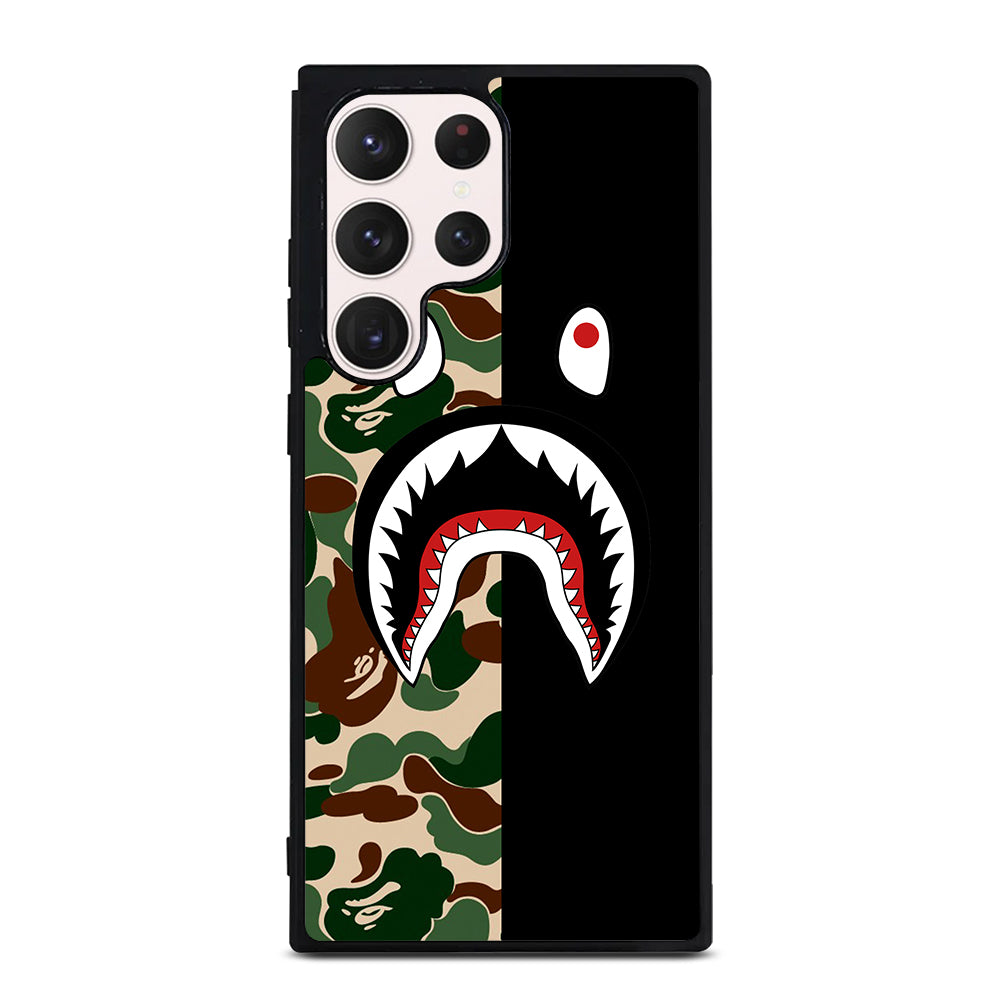 CAMO BAPE SHARK LOGO 2 Samsung Galaxy S23 Ultra Case Cover