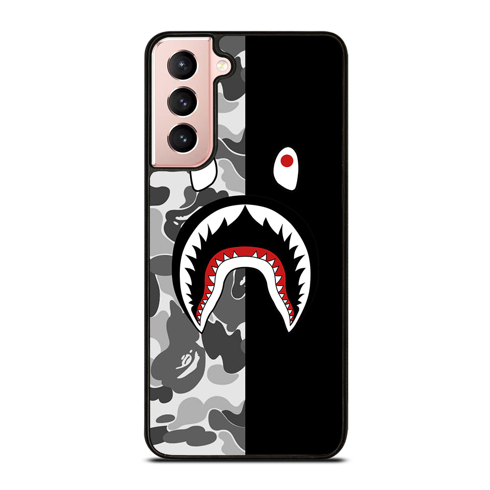 CAMO BAPE SHARK LOGO 3 Samsung Galaxy S21 Case Cover