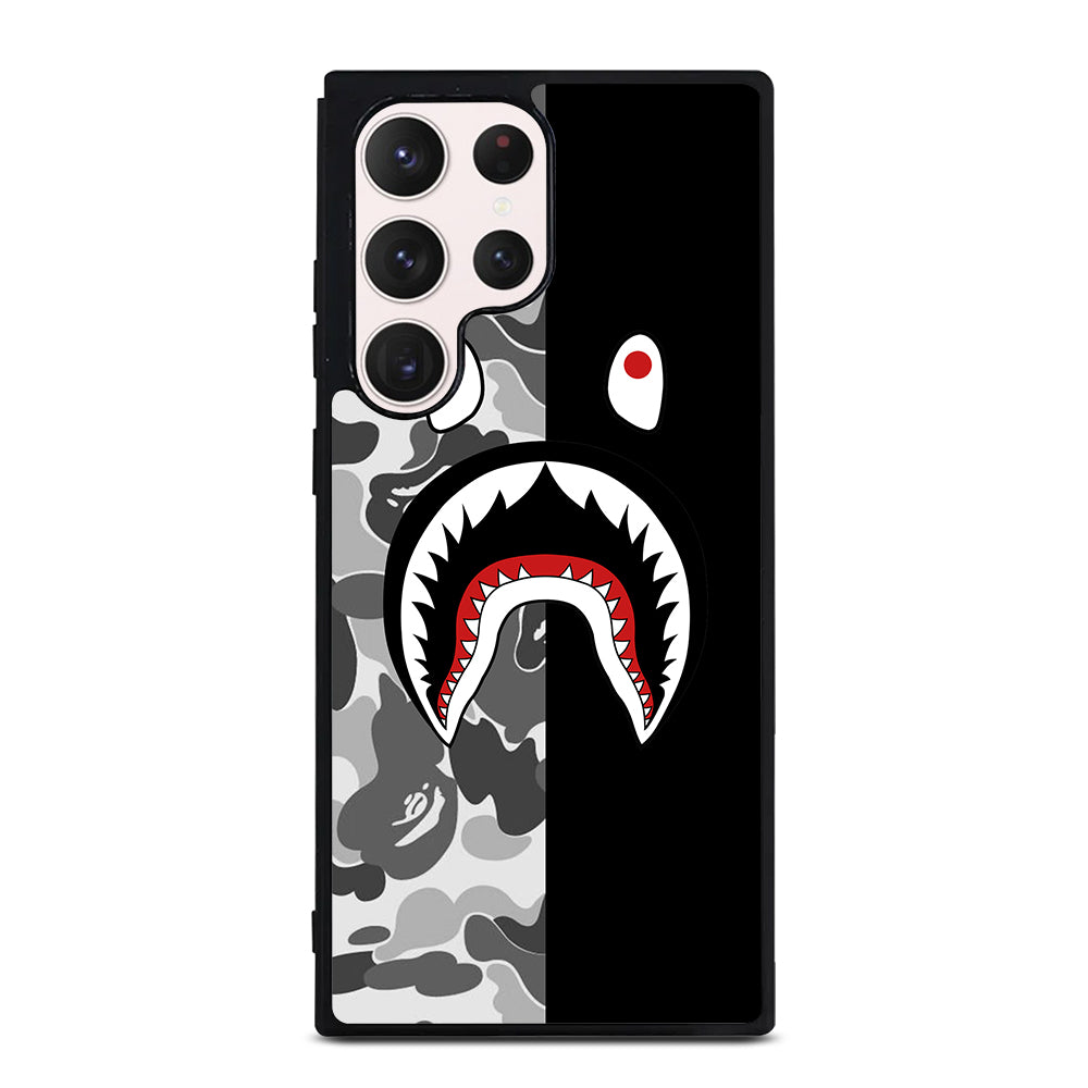 CAMO BAPE SHARK LOGO 3 Samsung Galaxy S23 Ultra Case Cover