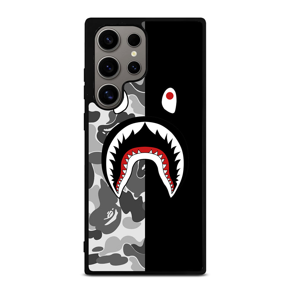 CAMO BAPE SHARK LOGO 3 Samsung Galaxy S24 Ultra Case Cover