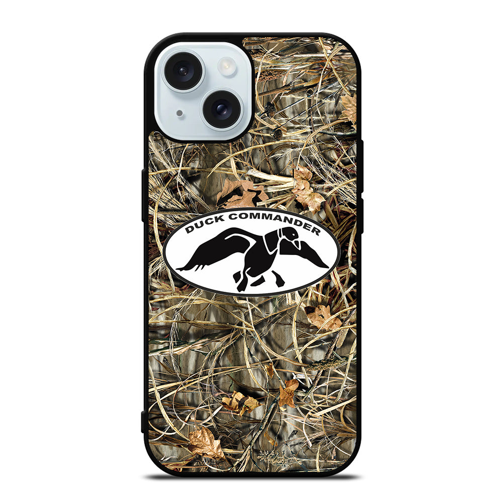 CAMO DUCK DYNASTY COMMANDER iPhone 15 Case Cover casecentro CAMO DUCK DYNASTY COMMANDER iPhone 15 Case Cover casecentro