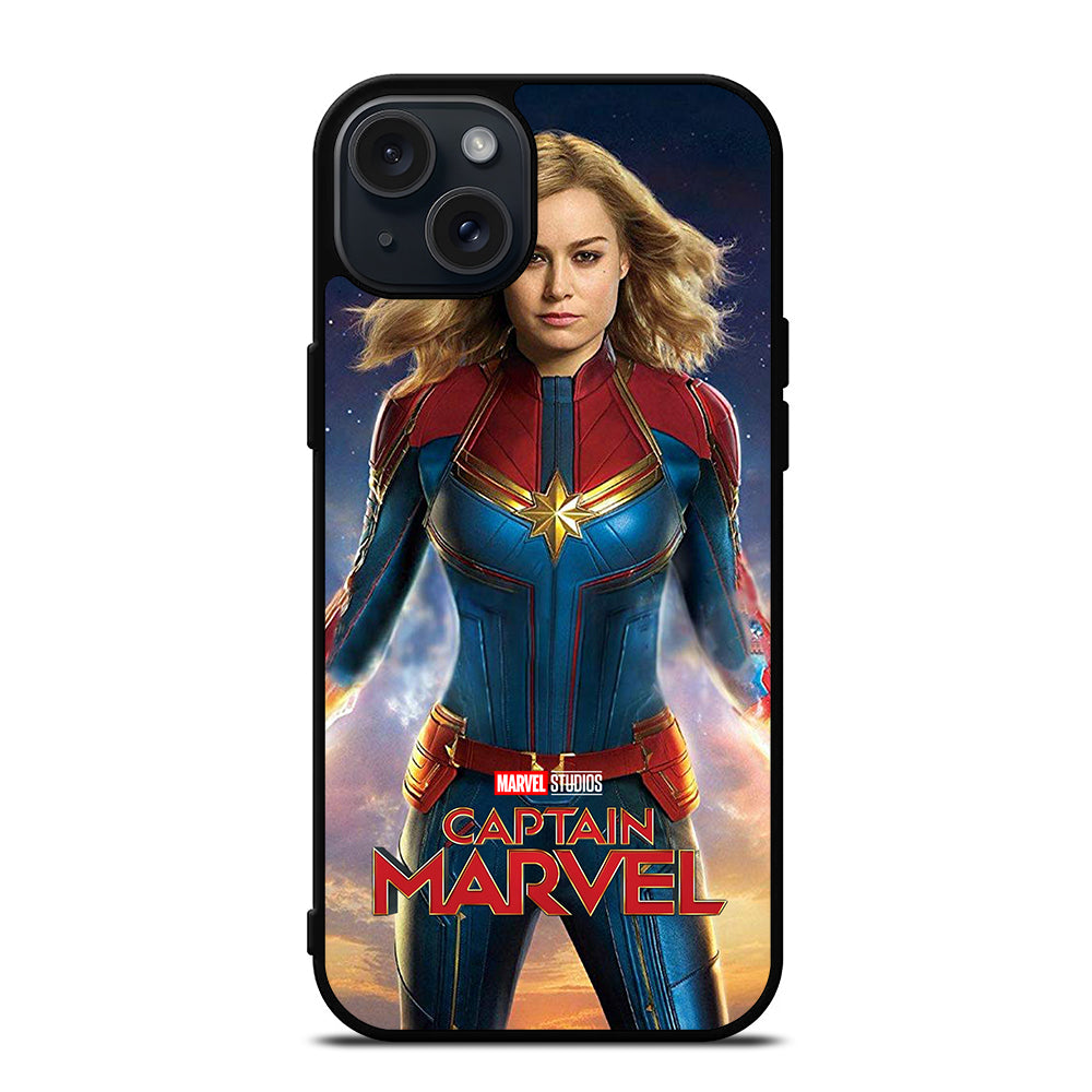 CAPTAIN MARVEL MOVIE HERO iPhone 15 Plus Case Cover