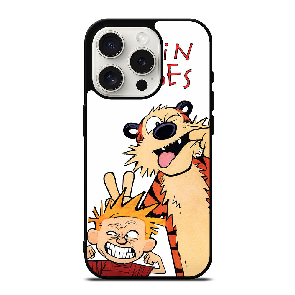 CARTOON CALVIN AND HOBES iPhone 15 Pro Case Cover