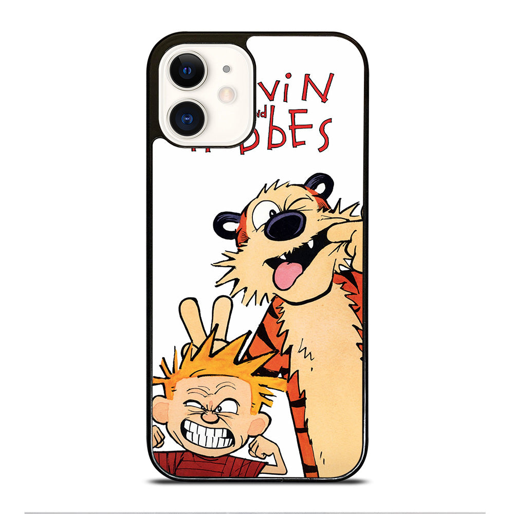 CARTOON CALVIN AND HOBES iPhone 12 Case Cover