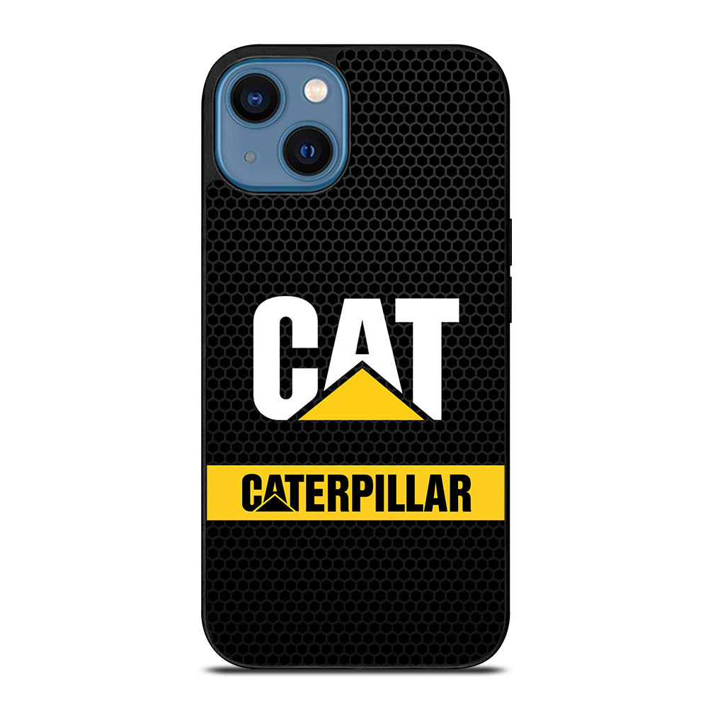 CAT CATERPILLAR METAL LOGO iPhone 14 Case Cover