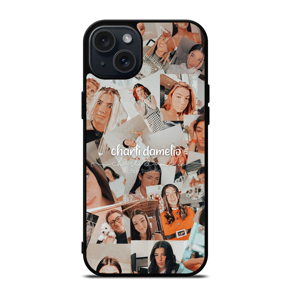 CHARLI D'AMELIO COLLAGE iPhone 15 Plus Case Cover