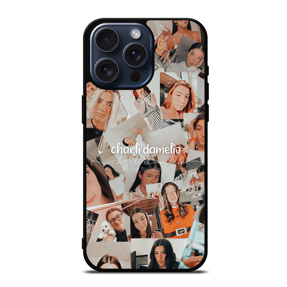CHARLI D'AMELIO COLLAGE iPhone 15 Pro Max Case Cover – casecentro CHARLI D'AMELIO COLLAGE iPhone 15 Pro Max Case Cover – casecentro