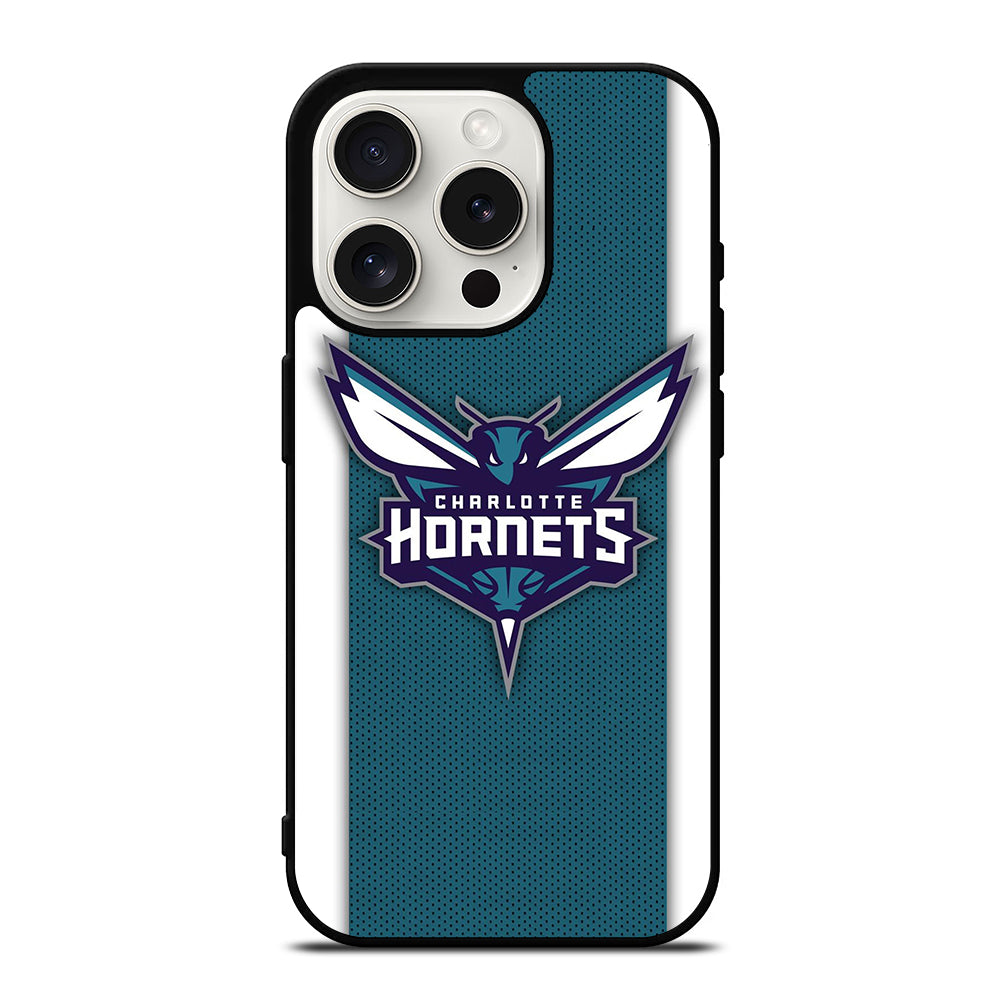 CHARLOTTE HORNETS NBA LOGO 3 iPhone 15 Pro Case Cover