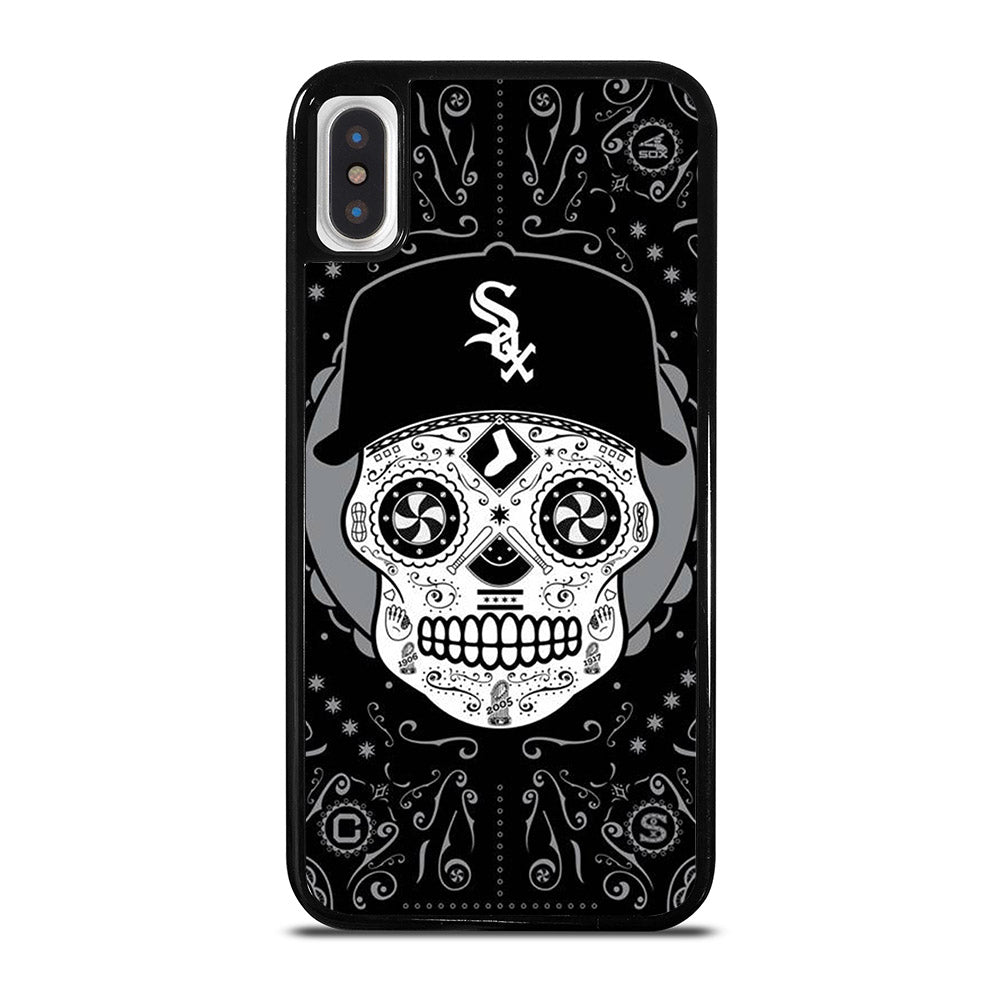 CHICAGO WHITE SOX SKULL LOGO iPhone X / XS Case Cover