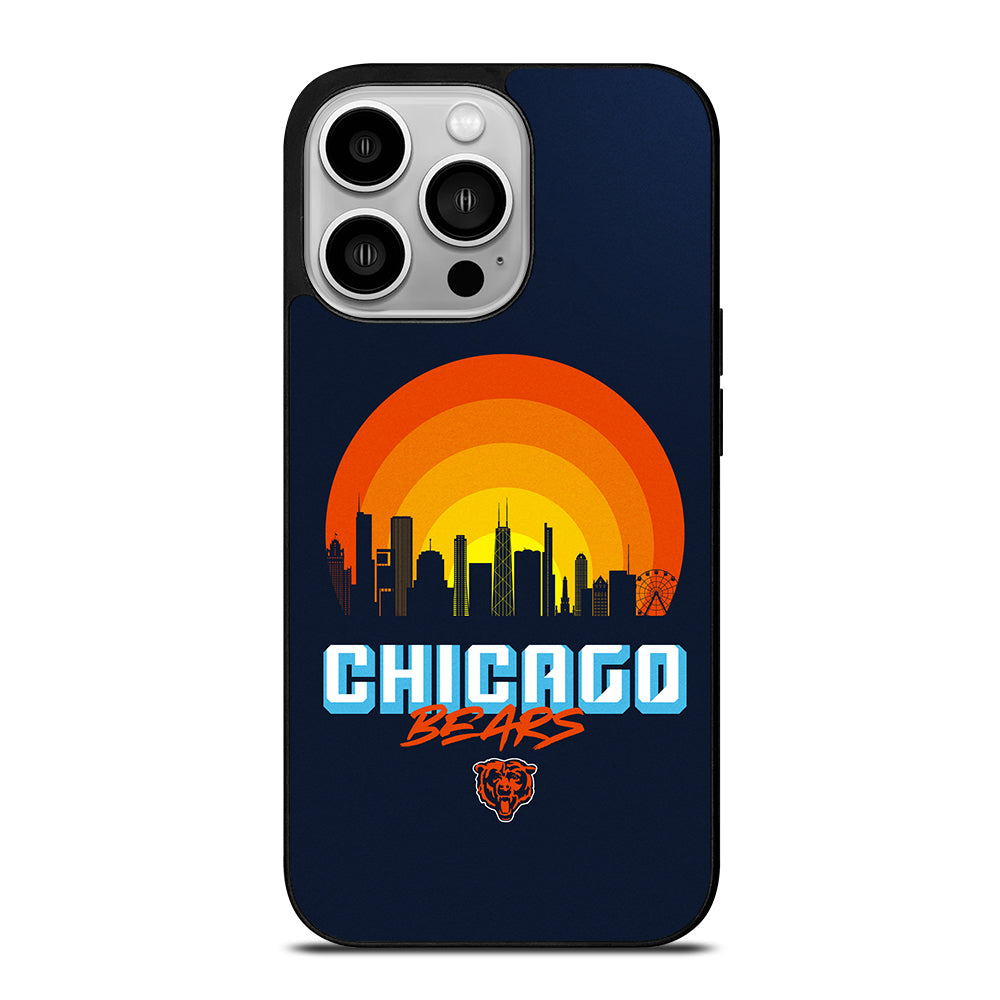 CHICAGO BEARS NFL FOOTBALL LOGO 3 iPhone 14 Pro Case Cover