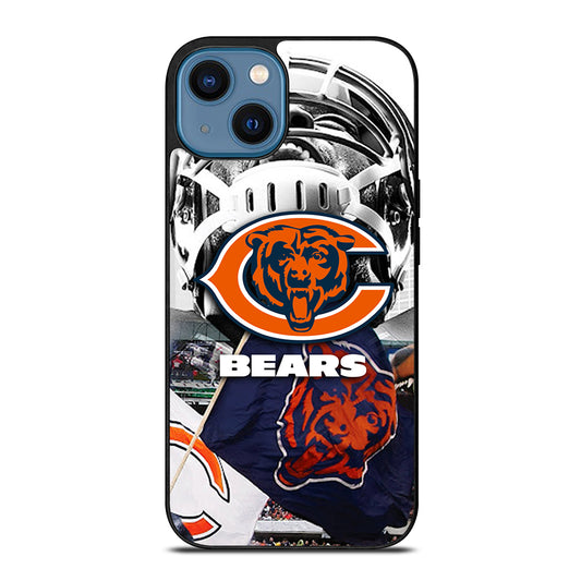 CHICAGO BEARS NFL ICON 3 iPhone 14 Case Cover