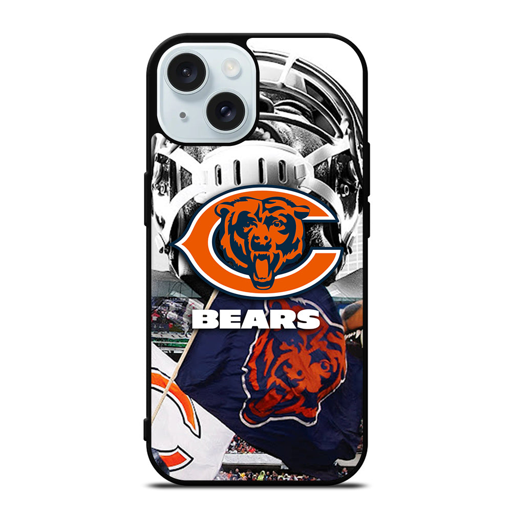 CHICAGO BEARS NFL ICON 3 iPhone 15 Case Cover